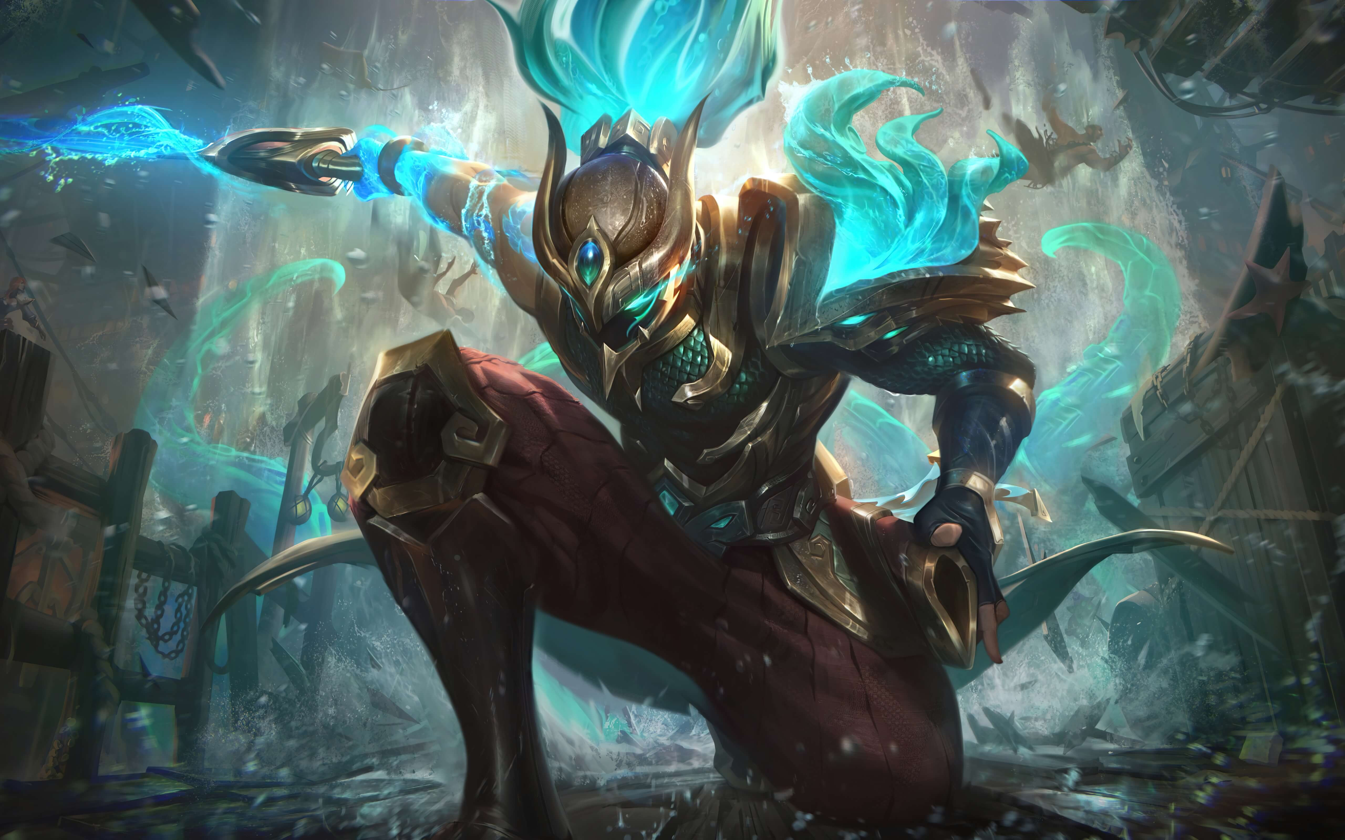 Download wallpaper: Yasuo from League Of Legends 5120x3200