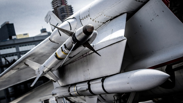 Rocket on the fighter aircraft