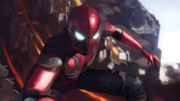 Spiderman in Avengers Infinity War