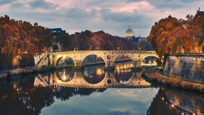Ponte Sisto in Rome, Italy