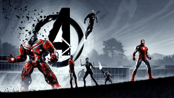Avengers Endgame Wallpaper 4K Thor Captain America BlackDark 2037