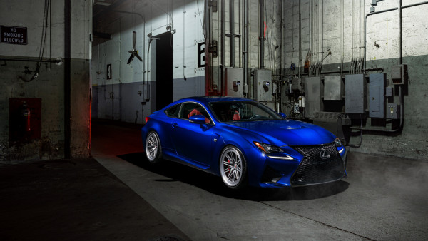 Blue Lexus RC F