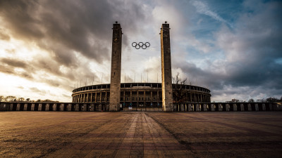 The Olympiastadion from Berlin