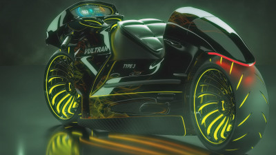3D motorcycle concept