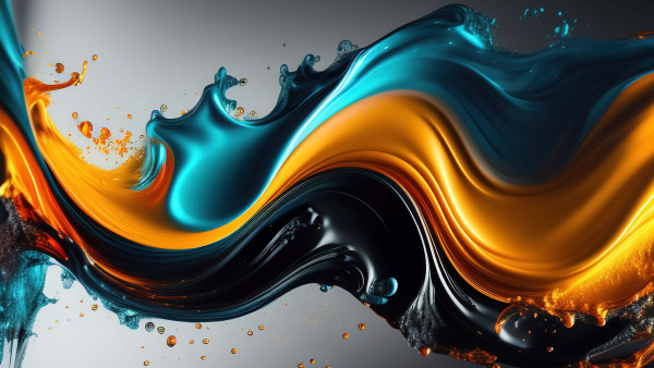 The flow of colors