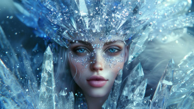 The ice princess portrait