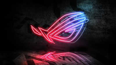 Asus ROG neon logo