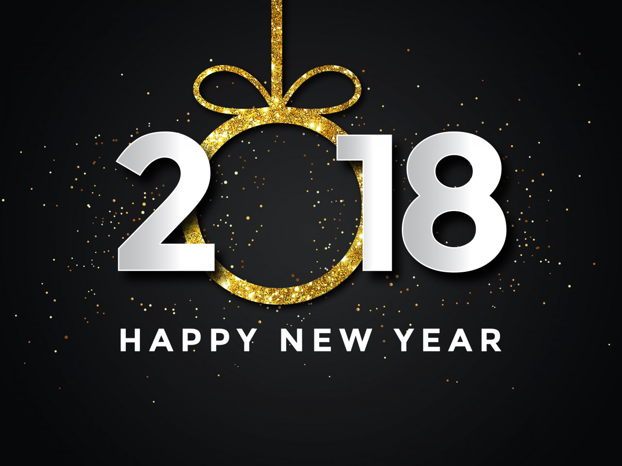 Happy New Year 2018 wallpaper 1280x960