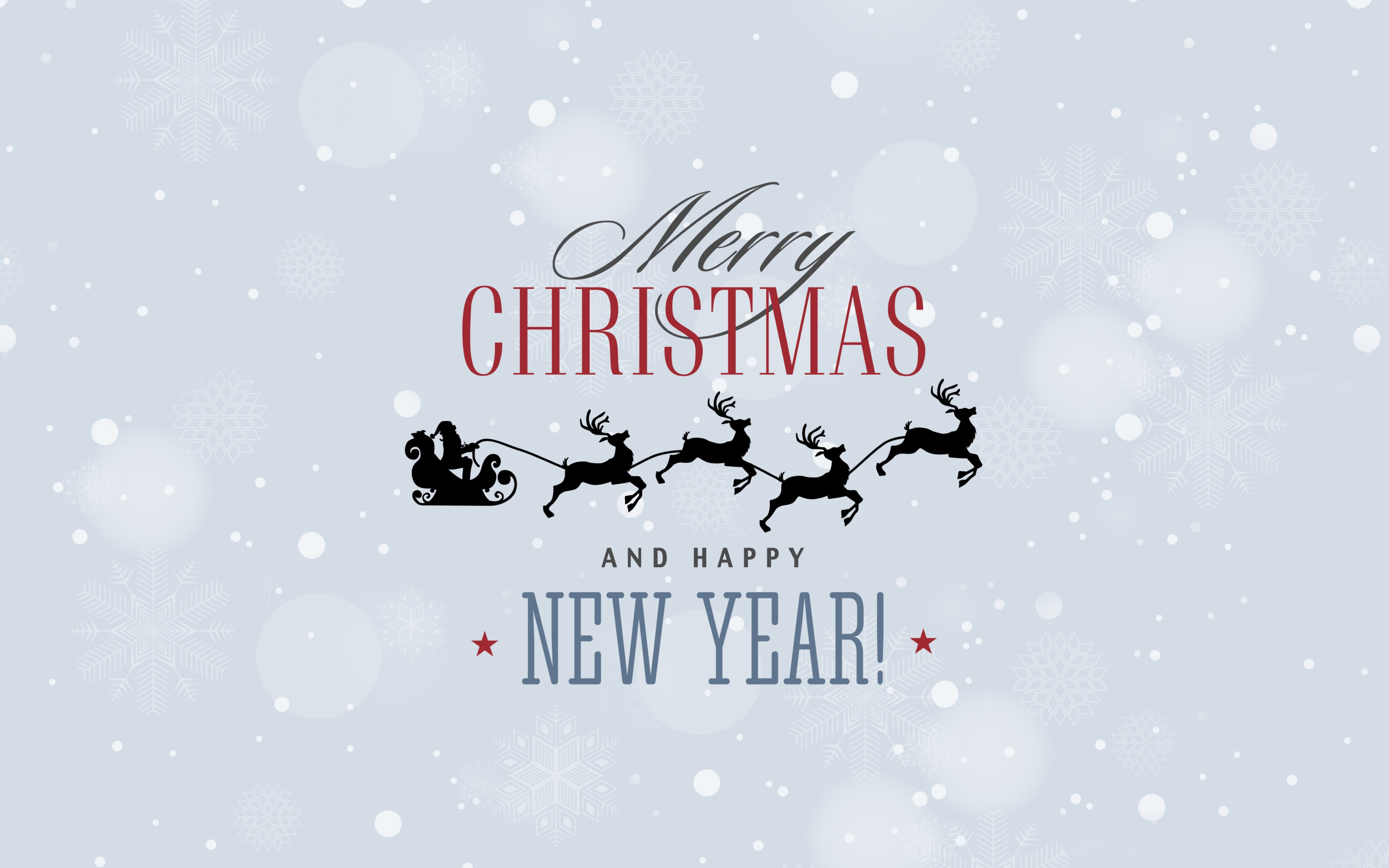 Merry Christmas and a Happy New Year wallpaper 2880x1800
