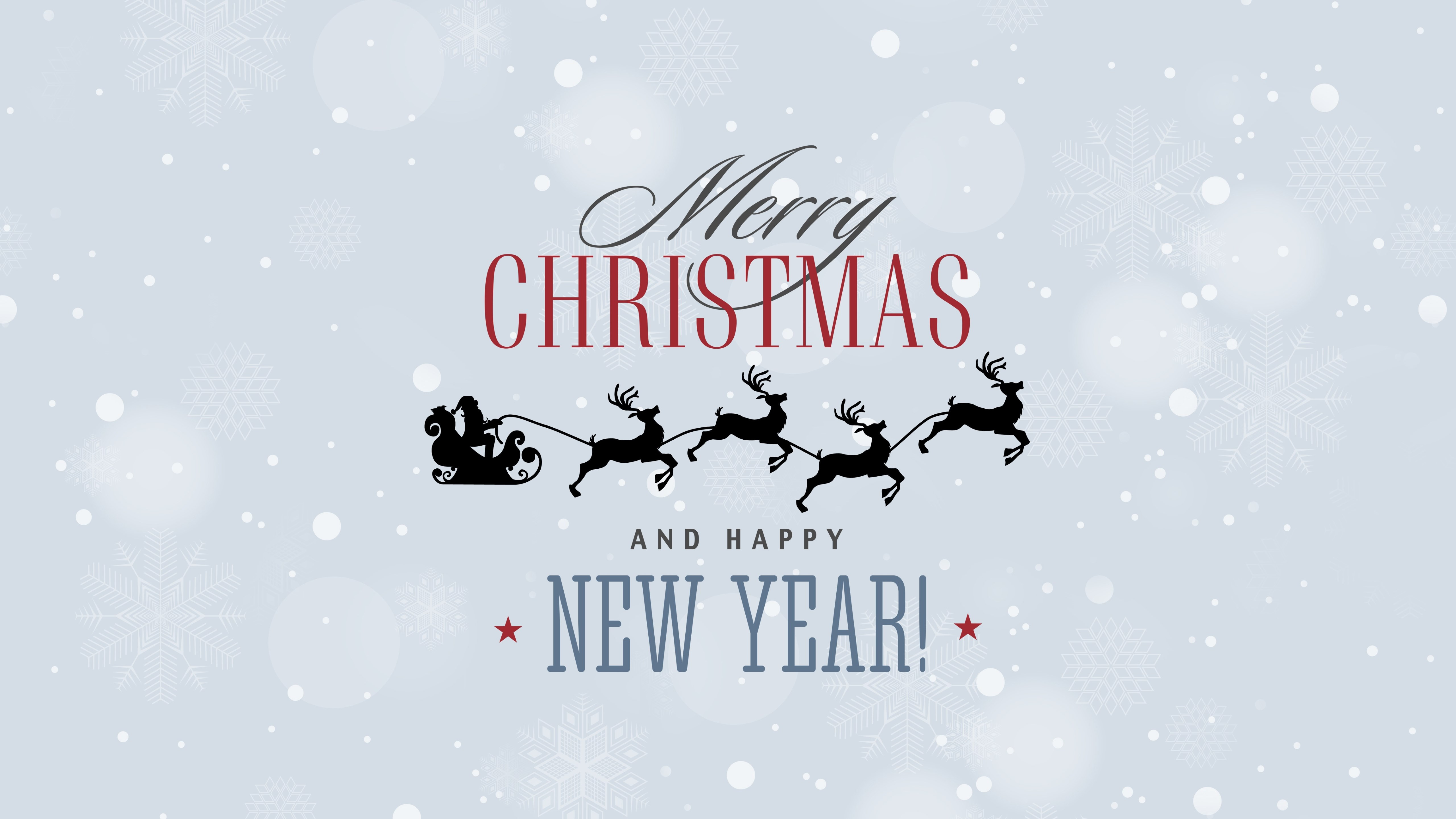 Merry Christmas and a Happy New Year wallpaper 5120x2880