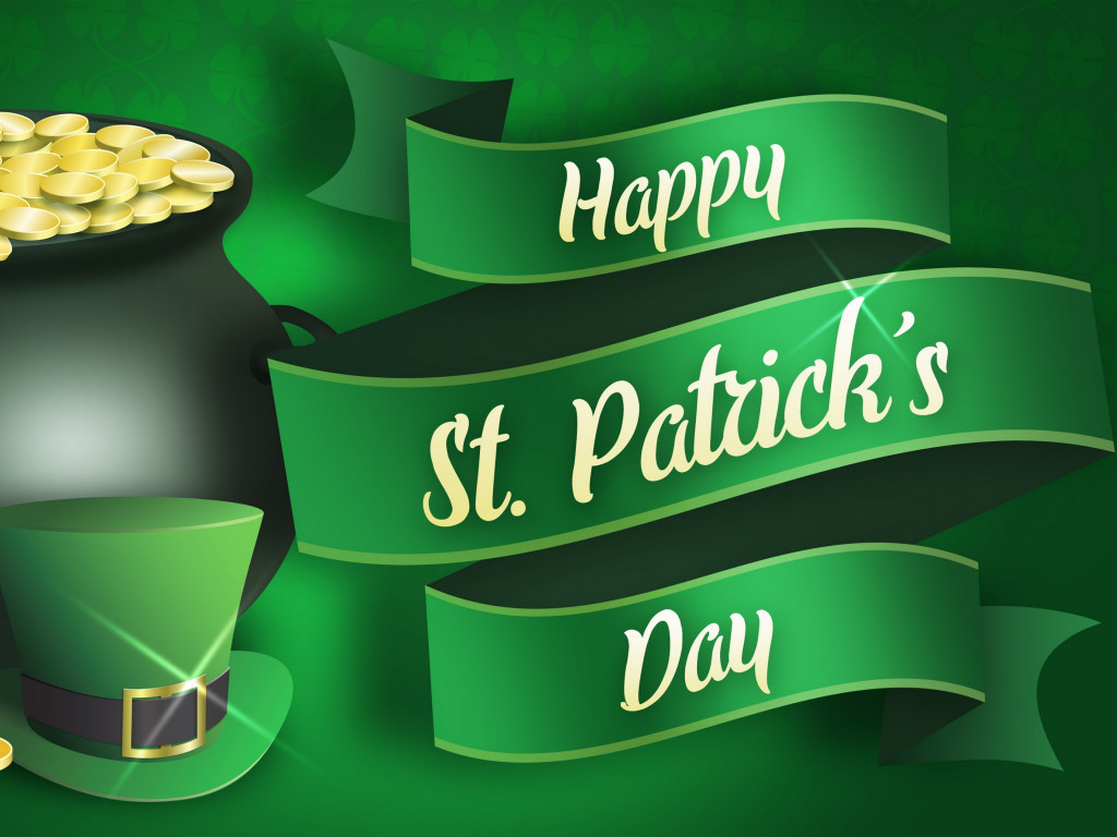 Happy Saint Patrick's Day wallpaper 1024x768