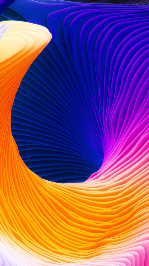 3D Spiral wallpaper 480x854