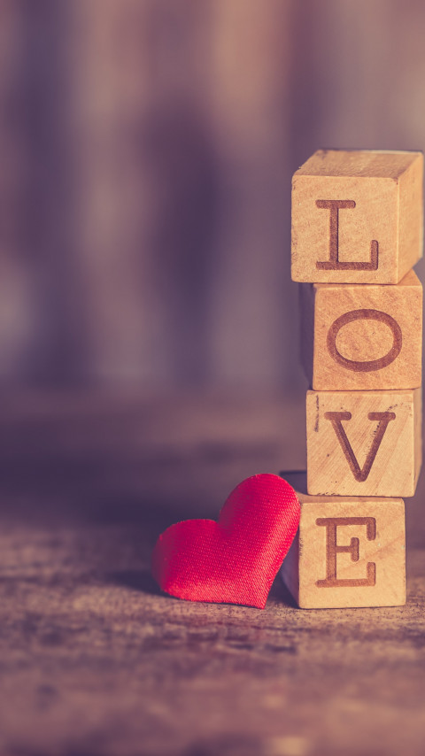 Love message. Valentine's day wallpaper 480x854