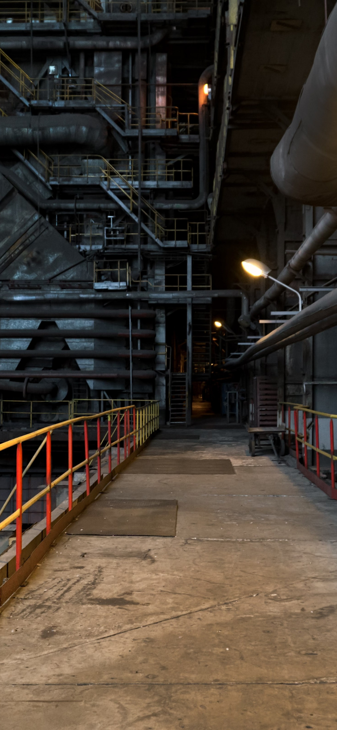 The inside of a power station wallpaper 1125x2436