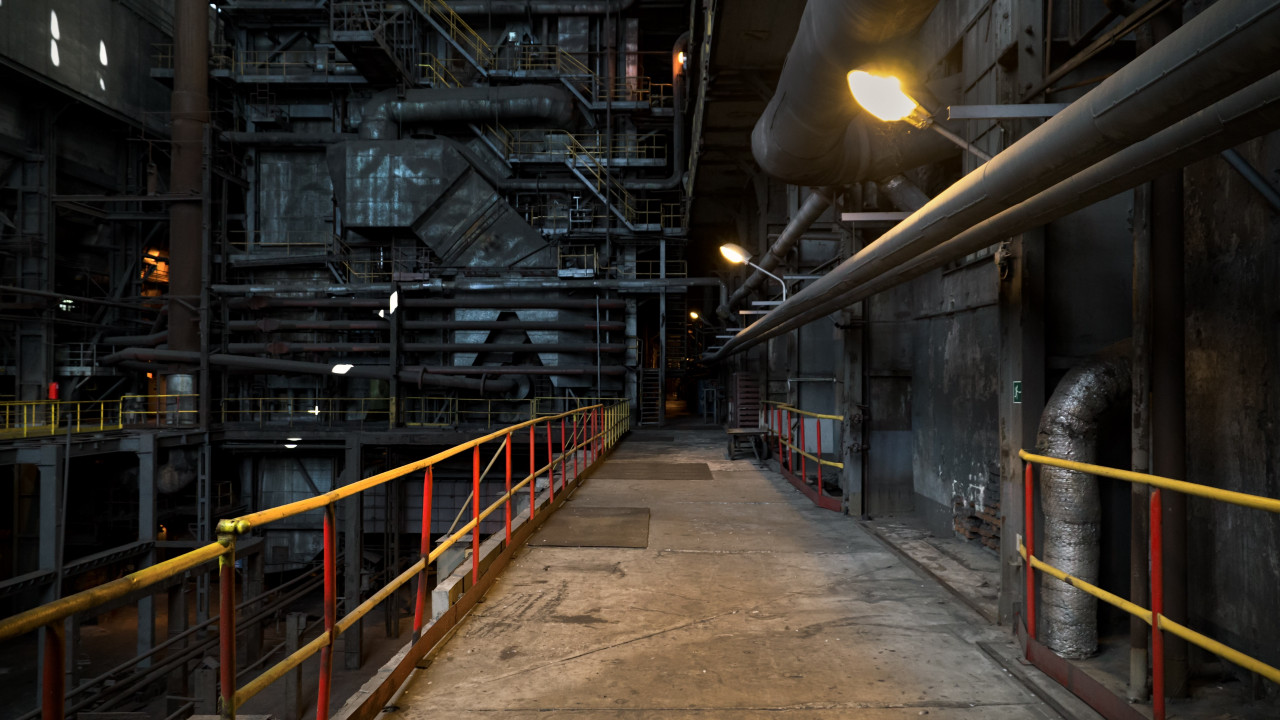 The inside of a power station wallpaper 1280x720