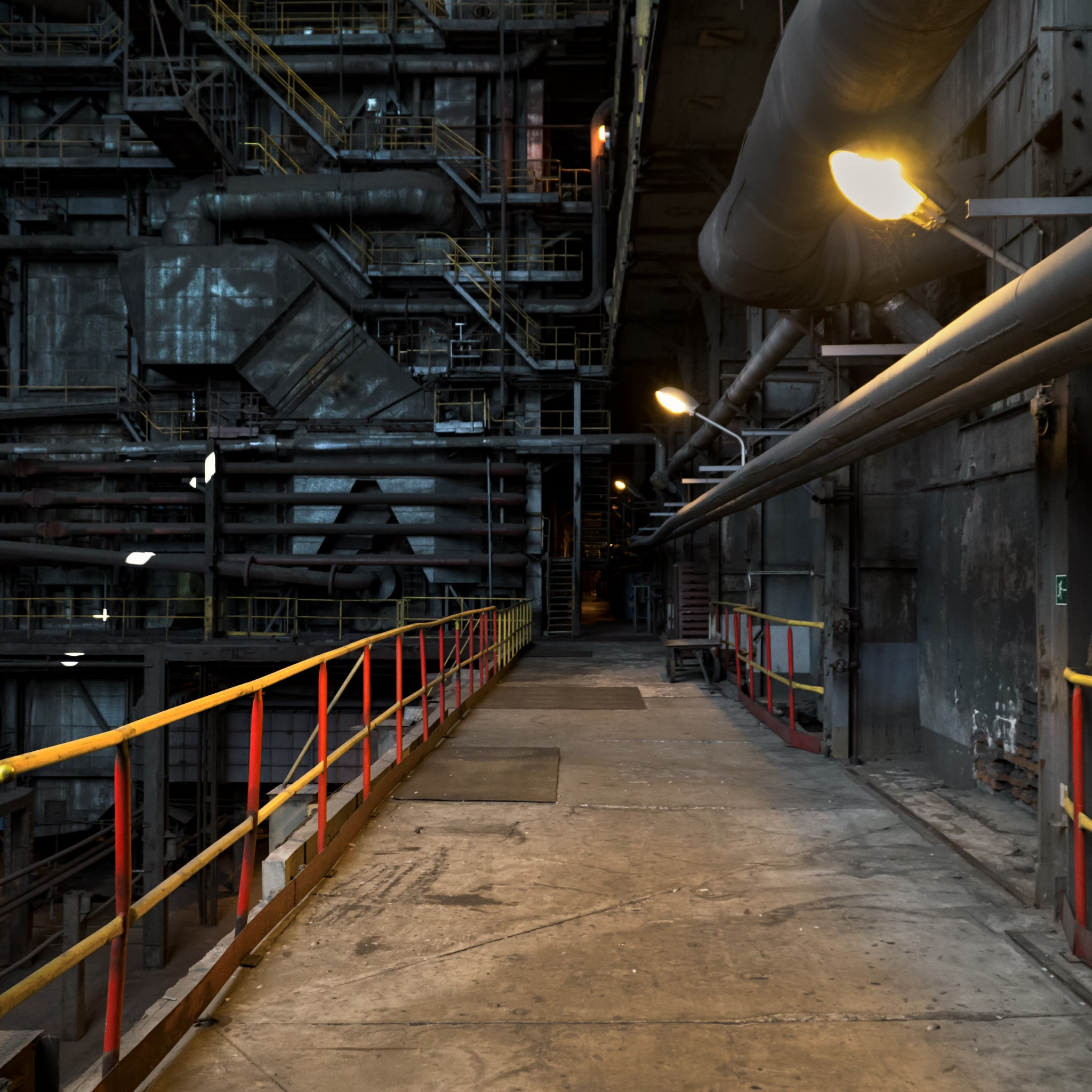 The inside of a power station wallpaper 2048x2048