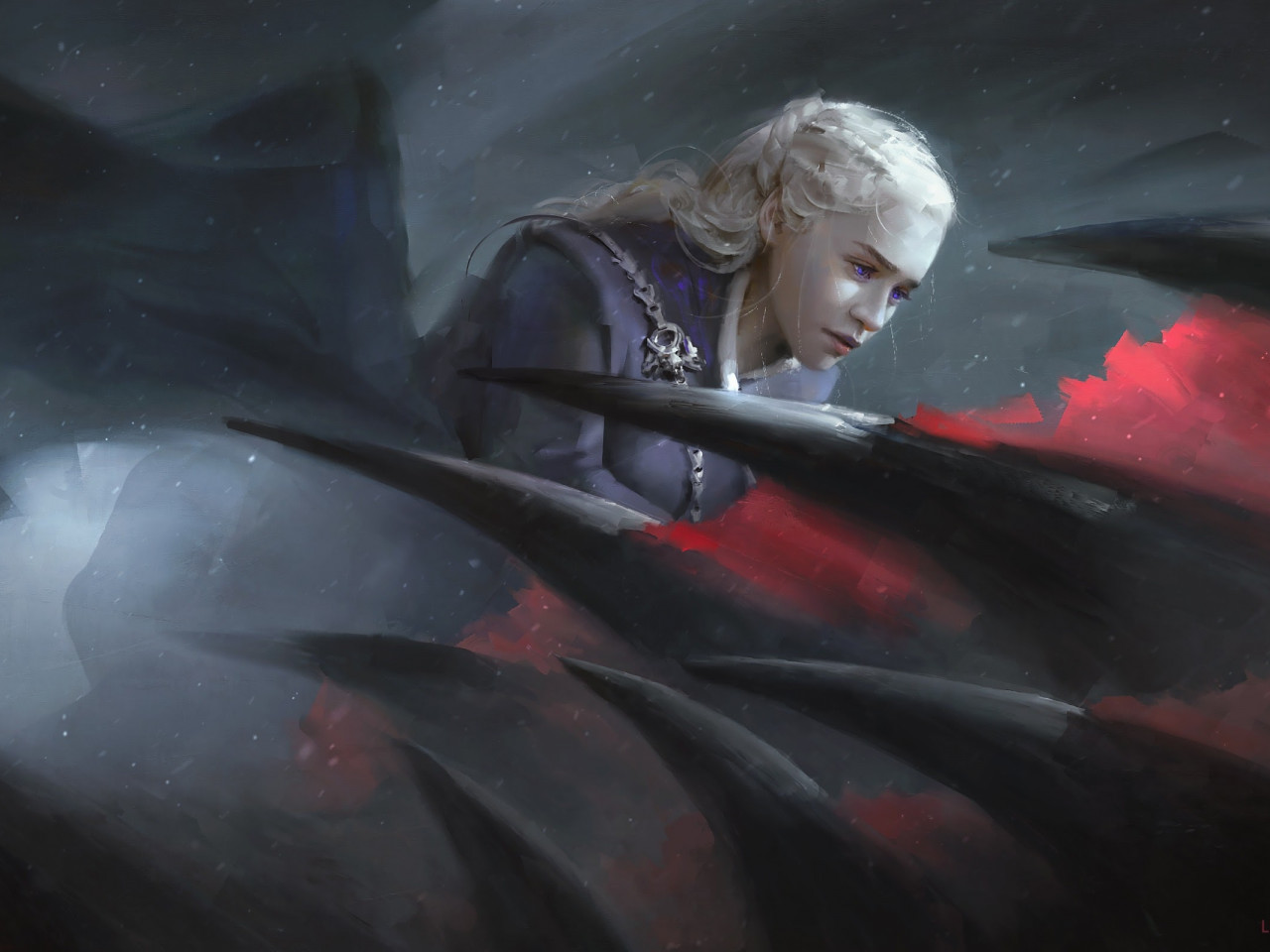 Daenerys Targaryen wallpaper 1280x960