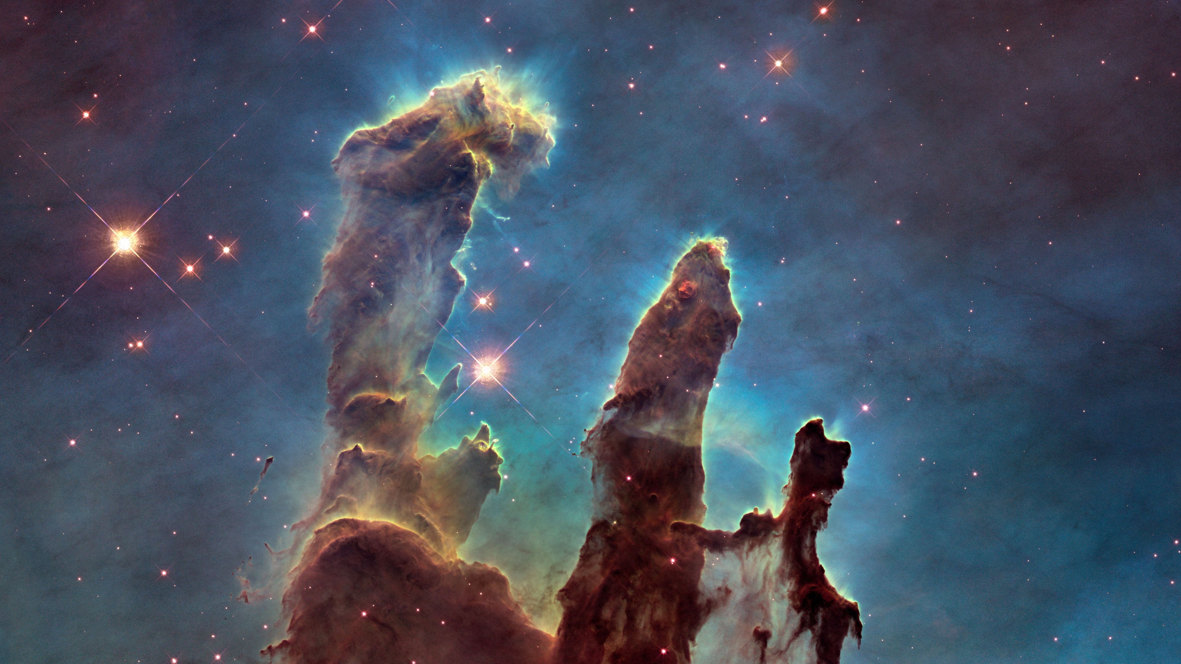 The Eagle Nebula's Pillars of Creation wallpaper 3840x2160