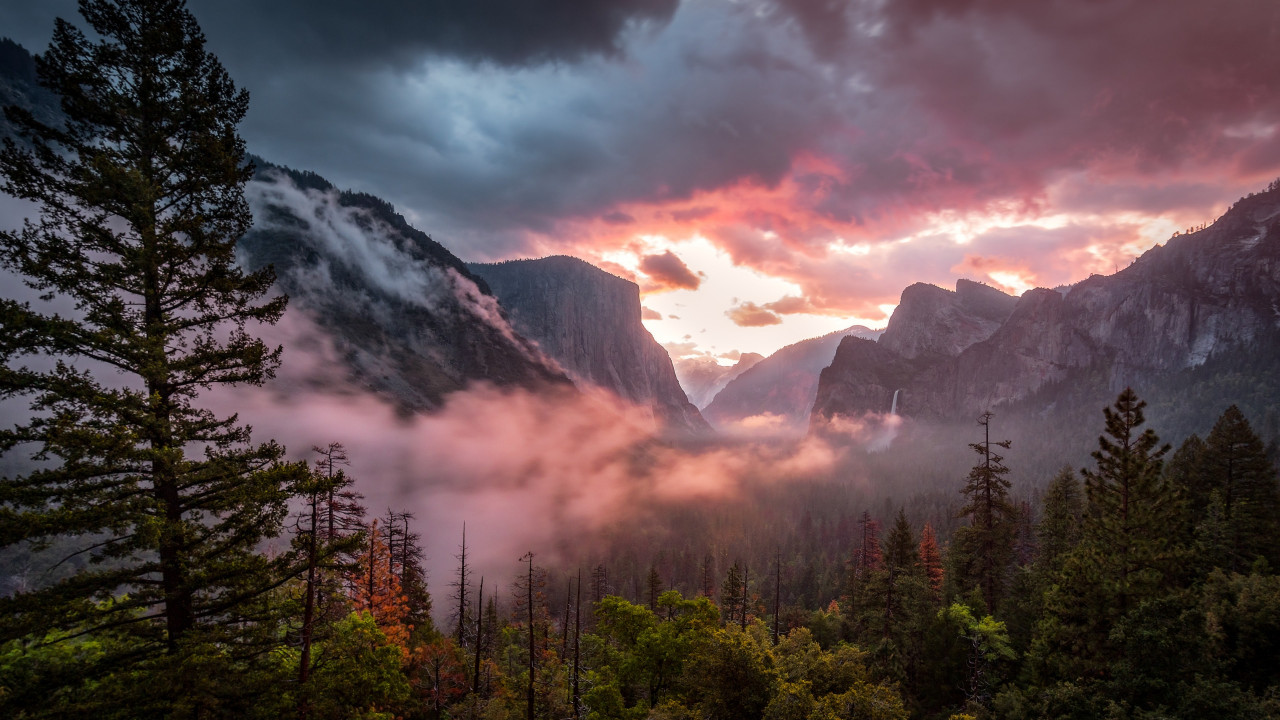 Landscape from Yosemite National Park wallpaper 1280x720