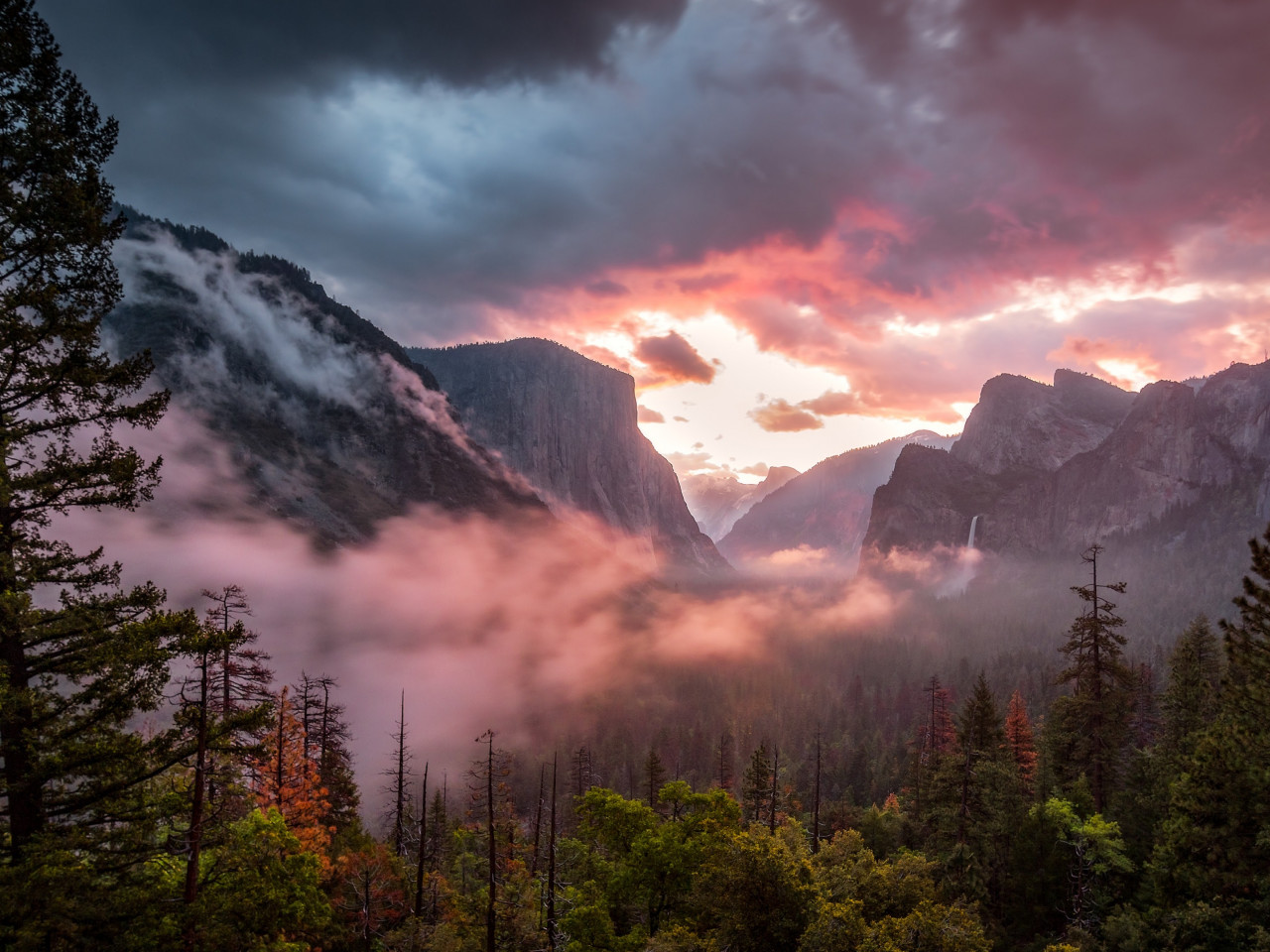 Landscape from Yosemite National Park wallpaper 1280x960