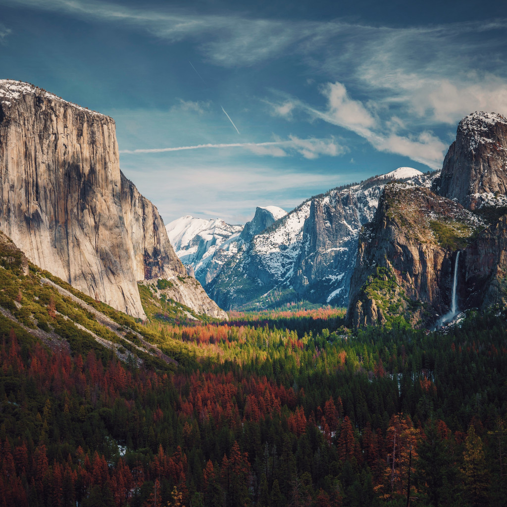 Best View from Yosemite wallpaper 1024x1024