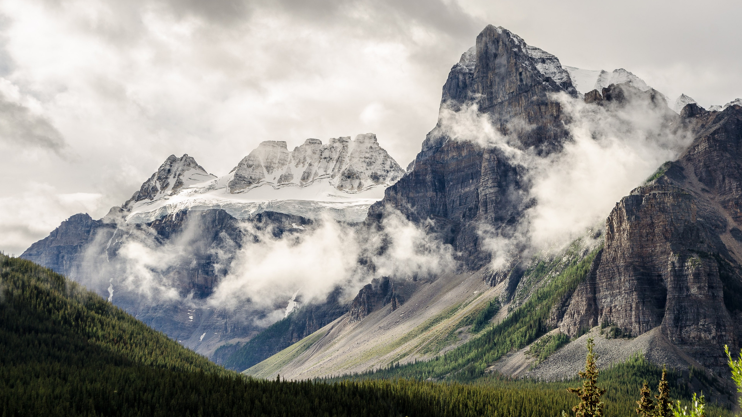 Alberta, Canada, natural landscape wallpaper 2560x1440
