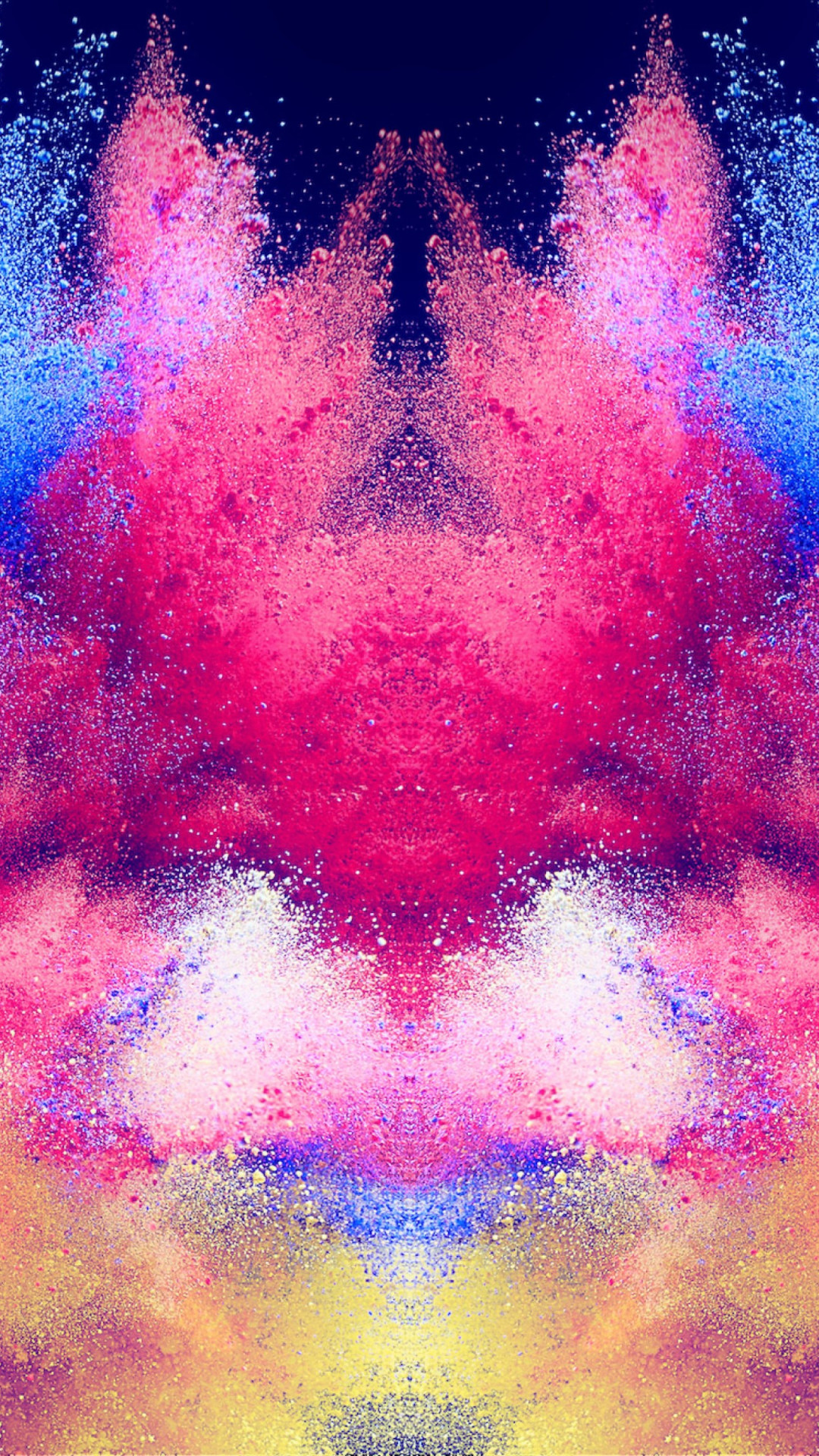 Abstract illustration: Powder colors wallpaper 1080x1920
