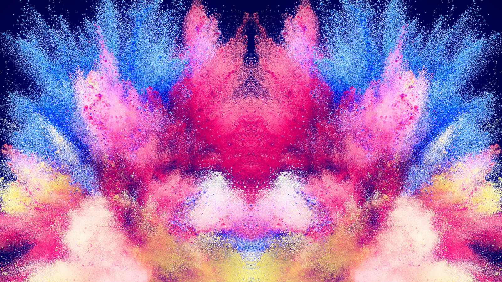 Abstract illustration: Powder colors wallpaper 1600x900