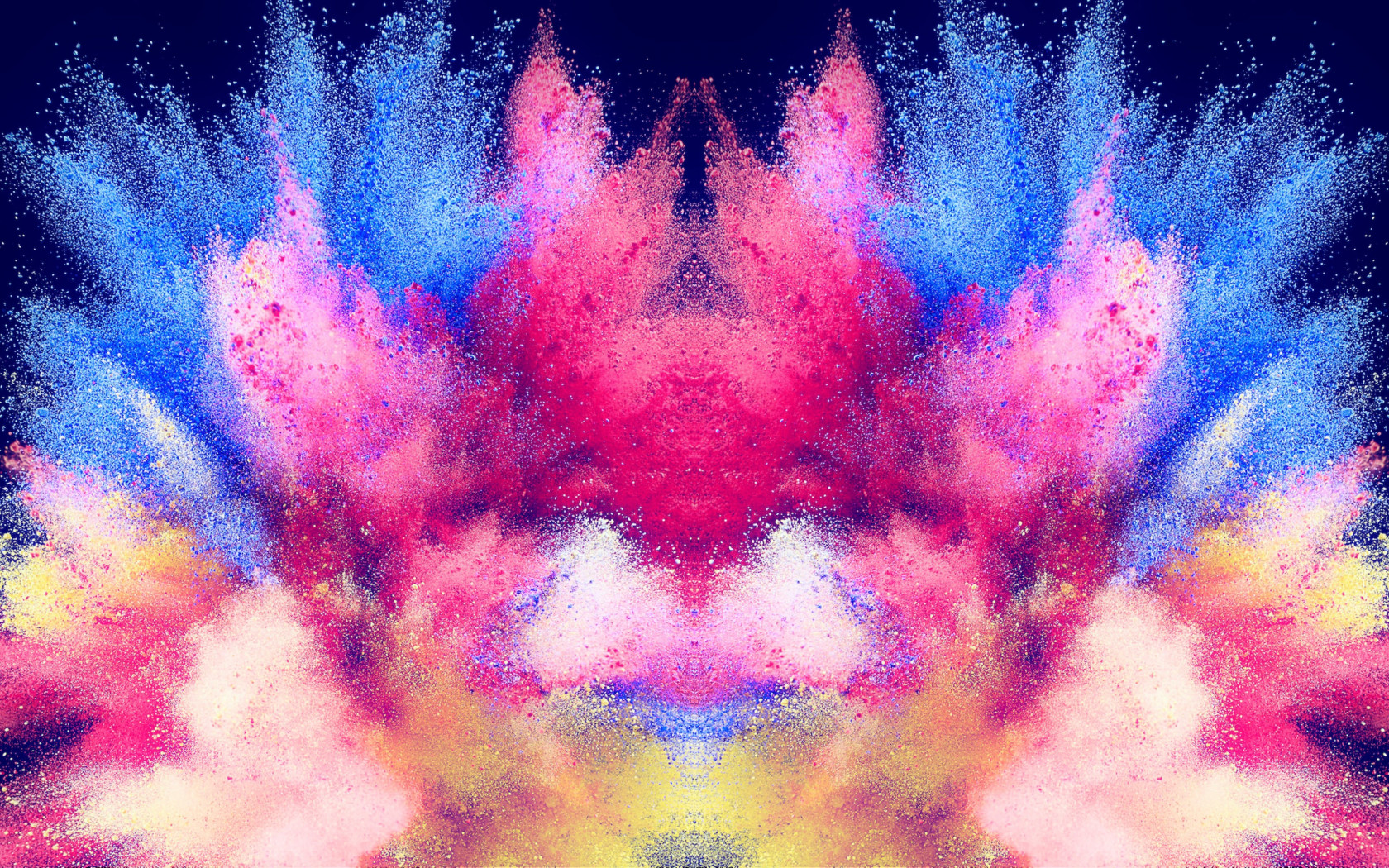 Abstract illustration: Powder colors wallpaper 1680x1050
