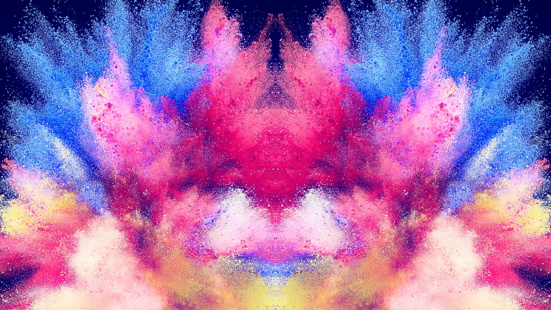 Abstract illustration: Powder colors wallpaper 1920x1080