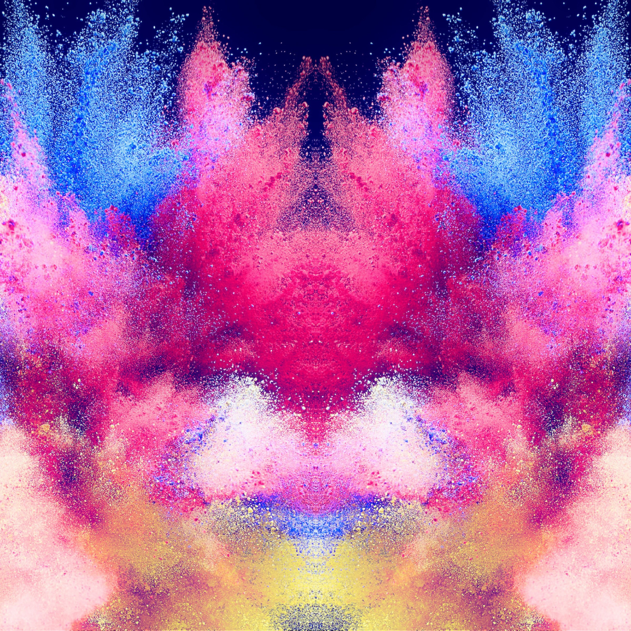 Abstract illustration: Powder colors wallpaper 2048x2048