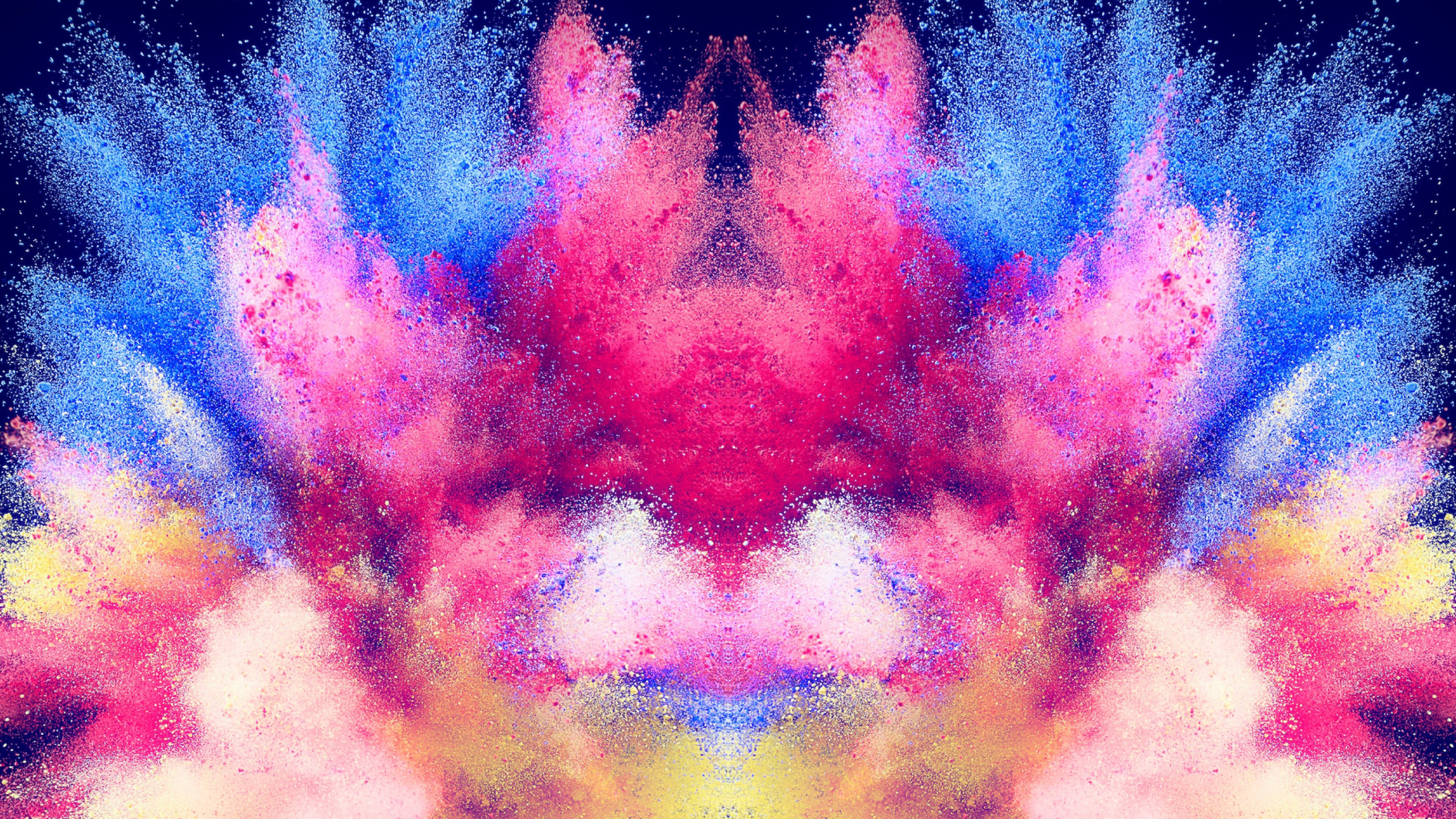 Abstract illustration: Powder colors wallpaper 2560x1440