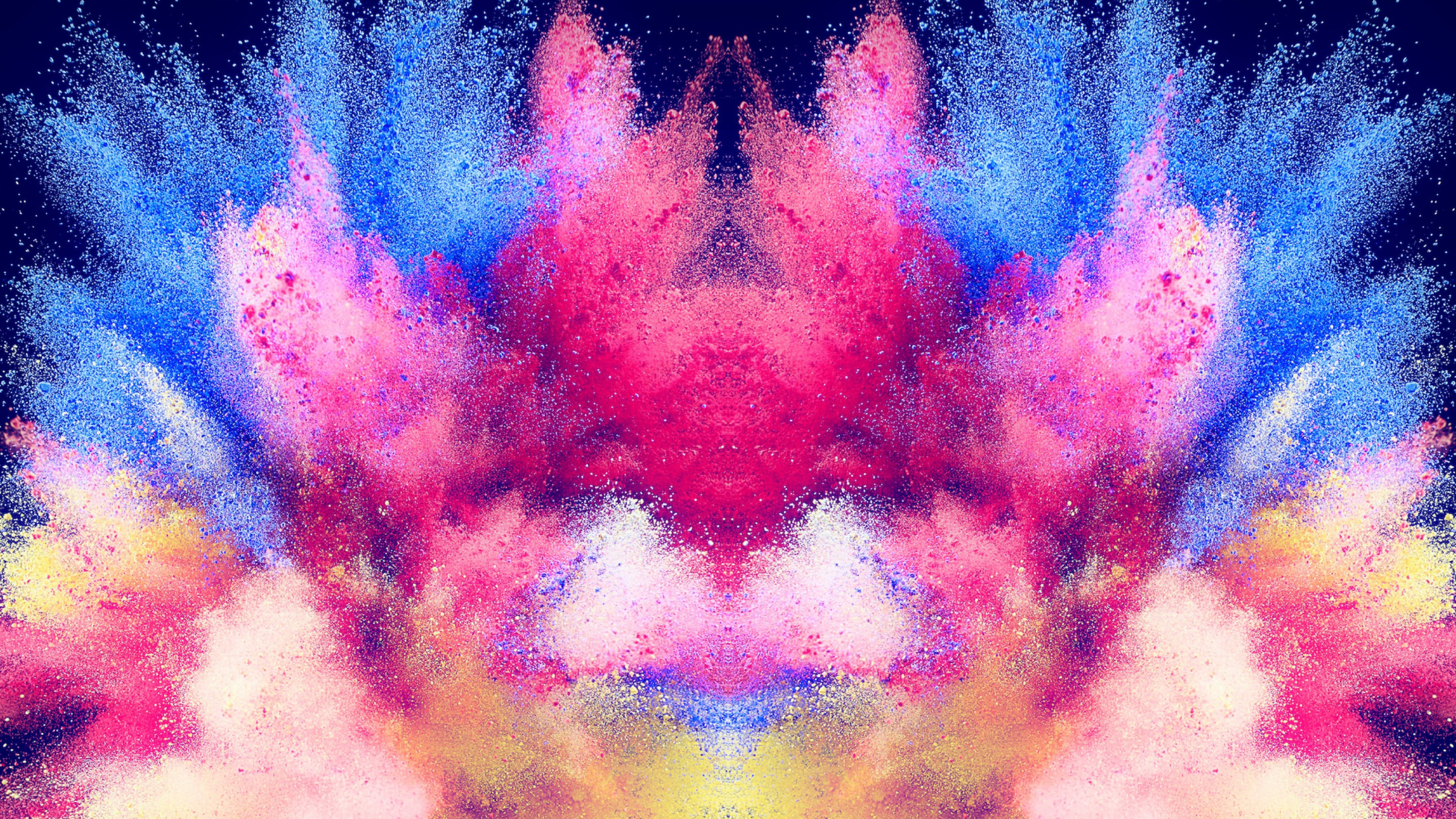 Abstract illustration: Powder colors wallpaper 2880x1620
