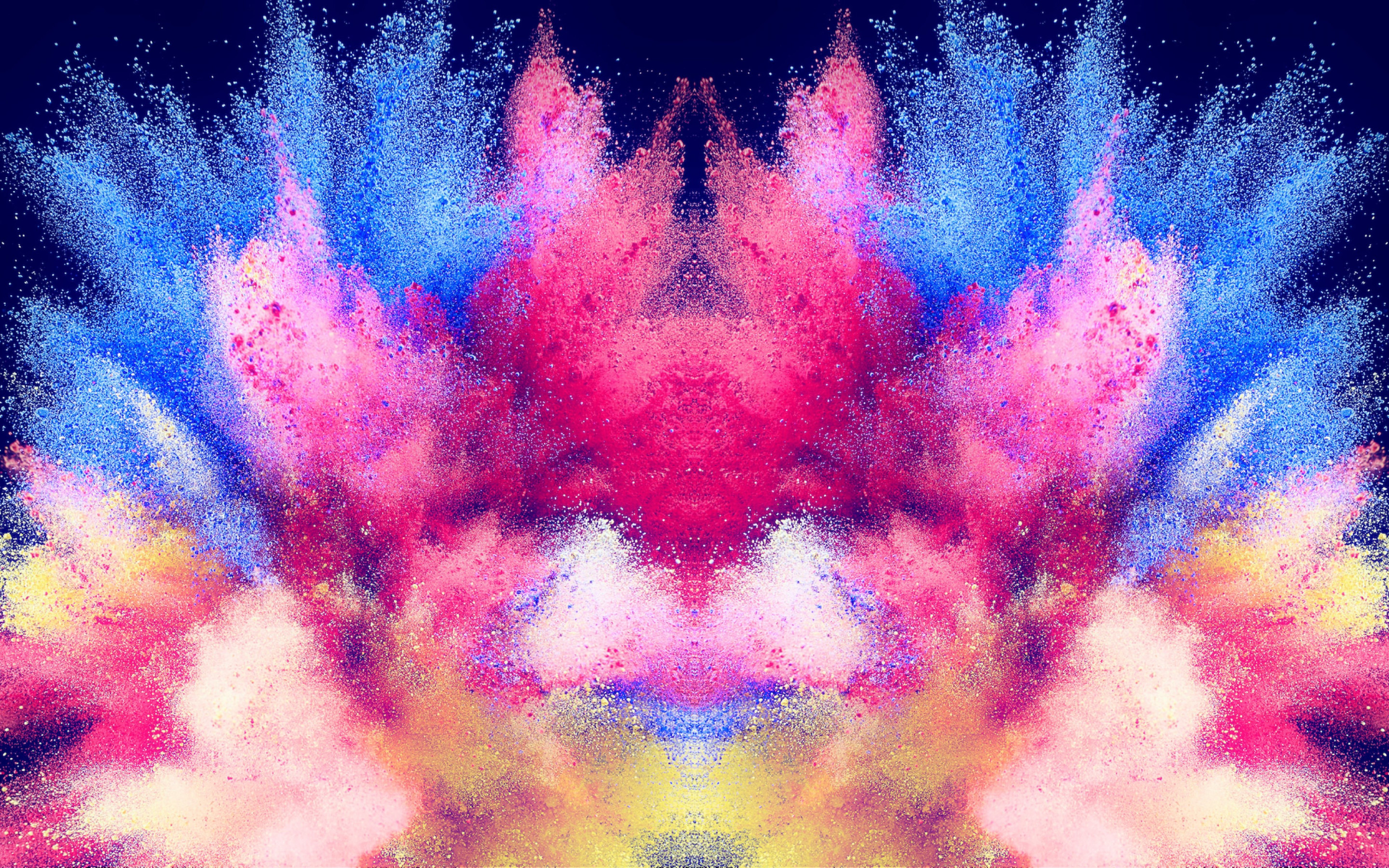 Abstract illustration: Powder colors wallpaper 2880x1800