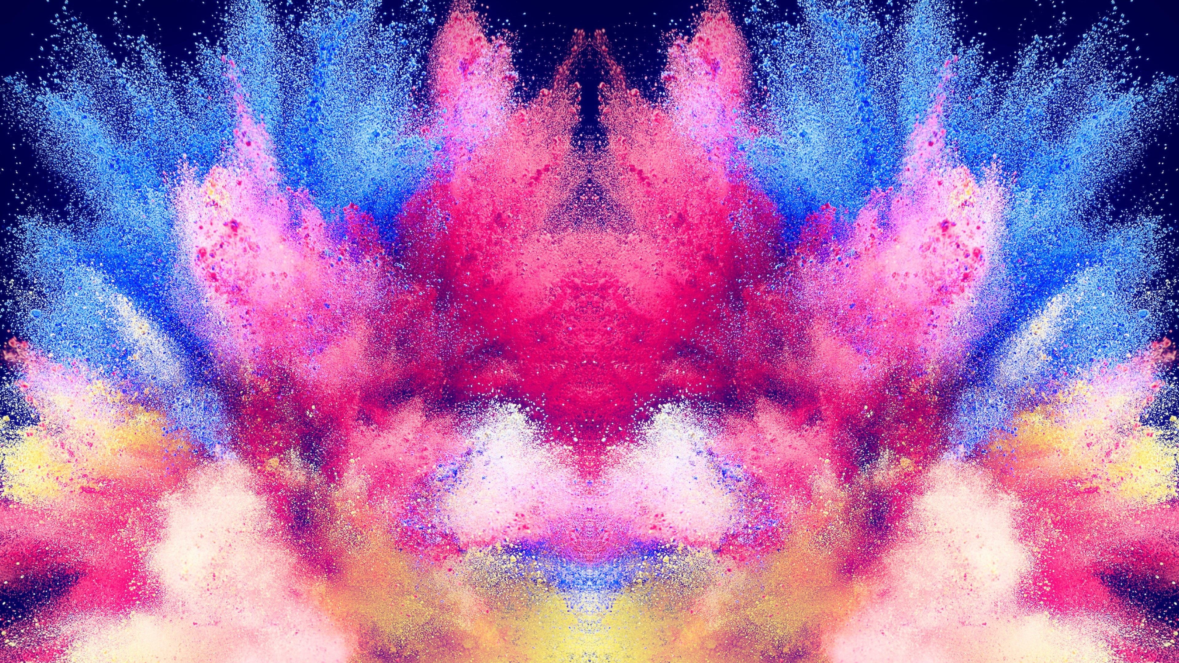 Abstract illustration: Powder colors wallpaper 3840x2160