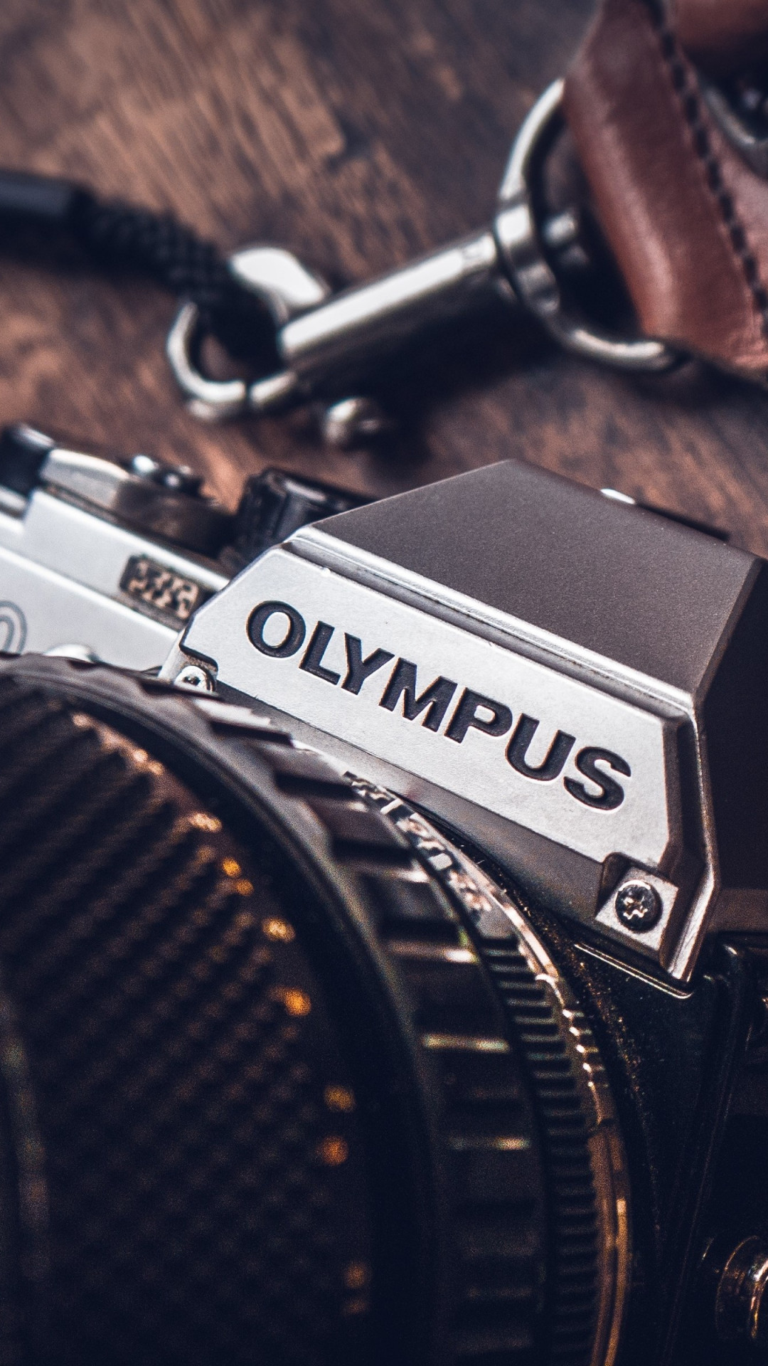 Olympus OM 10 camera wallpaper 1080x1920