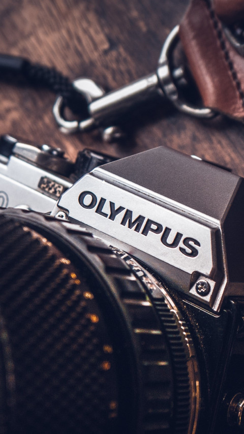Olympus OM 10 camera wallpaper 480x854