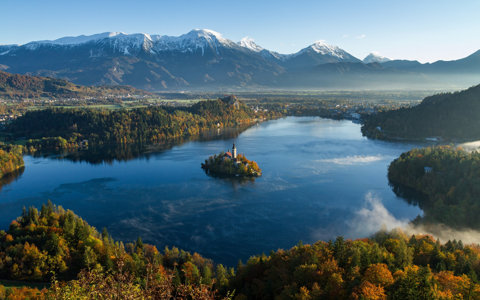 Best landscape from Bled, Slovenia wallpaper 1680x1050