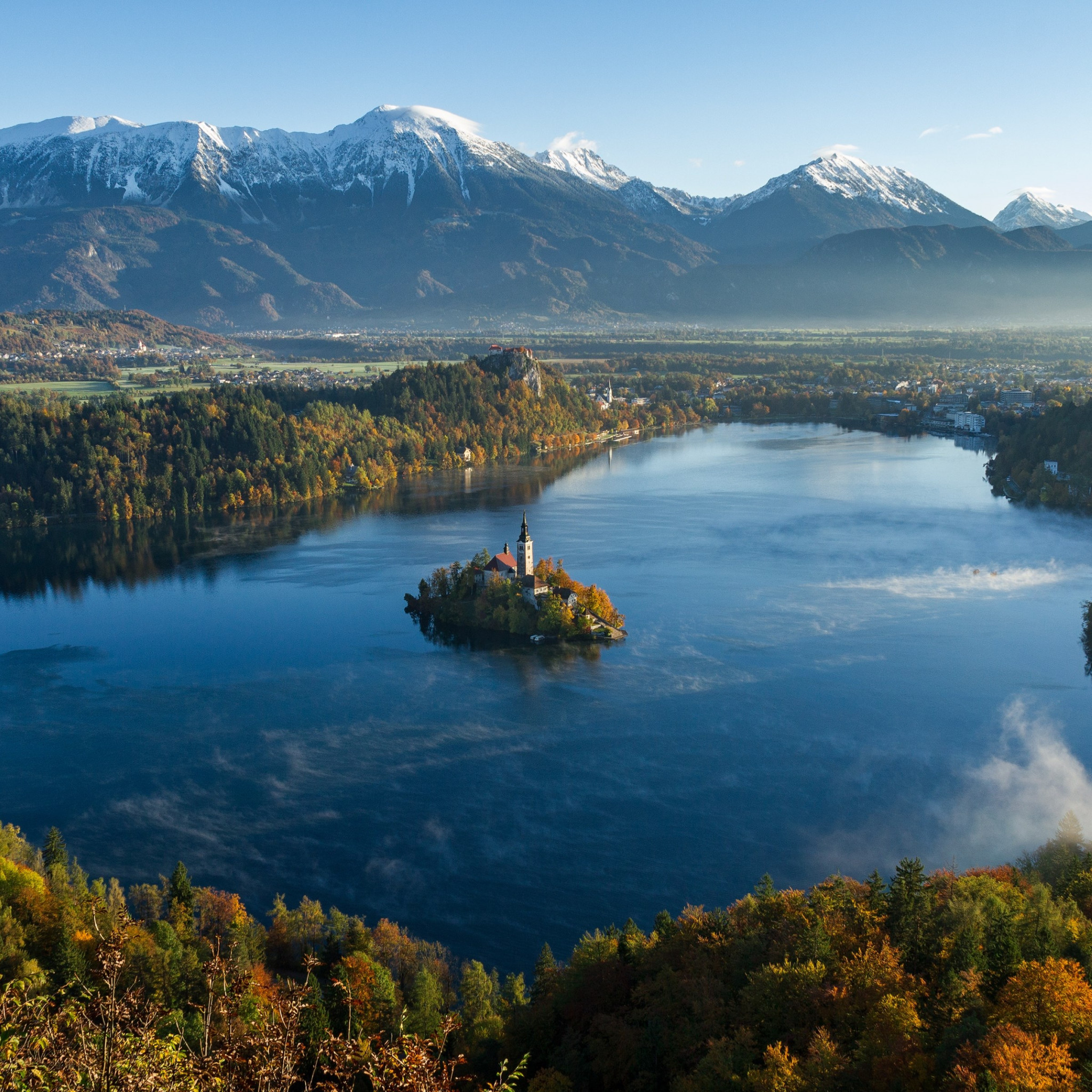 Best landscape from Bled, Slovenia wallpaper 2048x2048