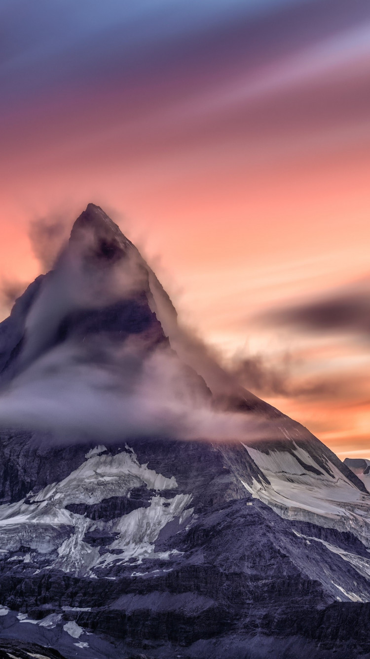 Matterhorn mountain from Alps wallpaper 750x1334