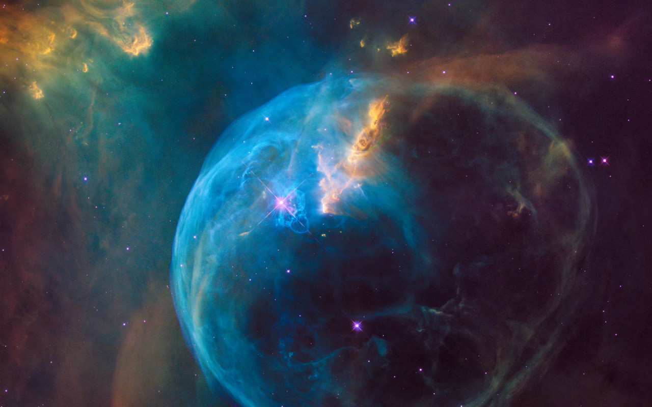 Bubble Nebula wallpaper 1280x800