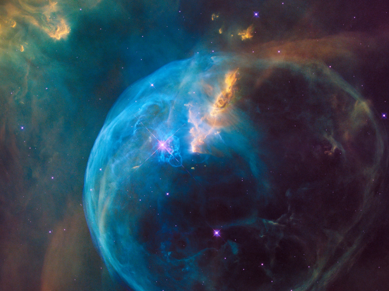 Bubble Nebula wallpaper 1280x960