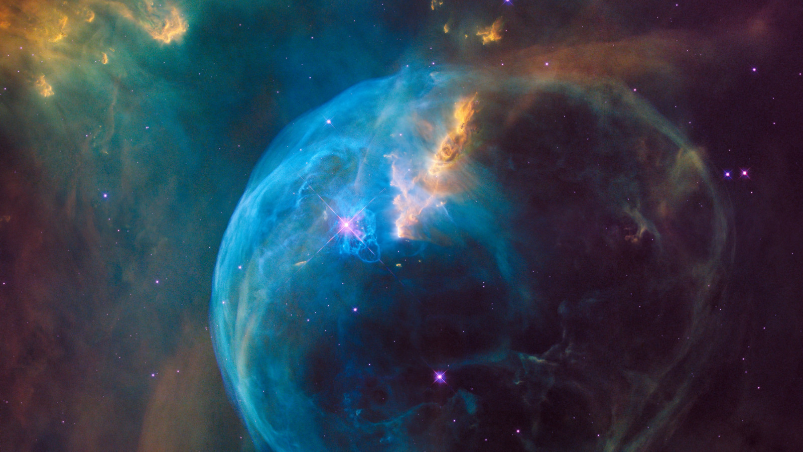 Bubble Nebula wallpaper 1600x900