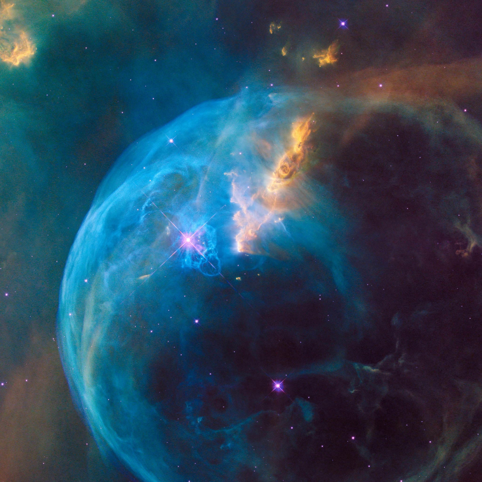 Bubble Nebula wallpaper 2048x2048