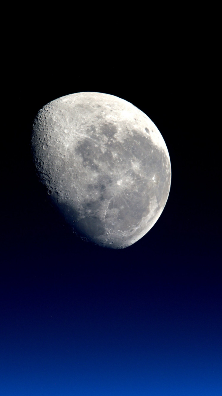 Our natural satellite: The Moon wallpaper 750x1334