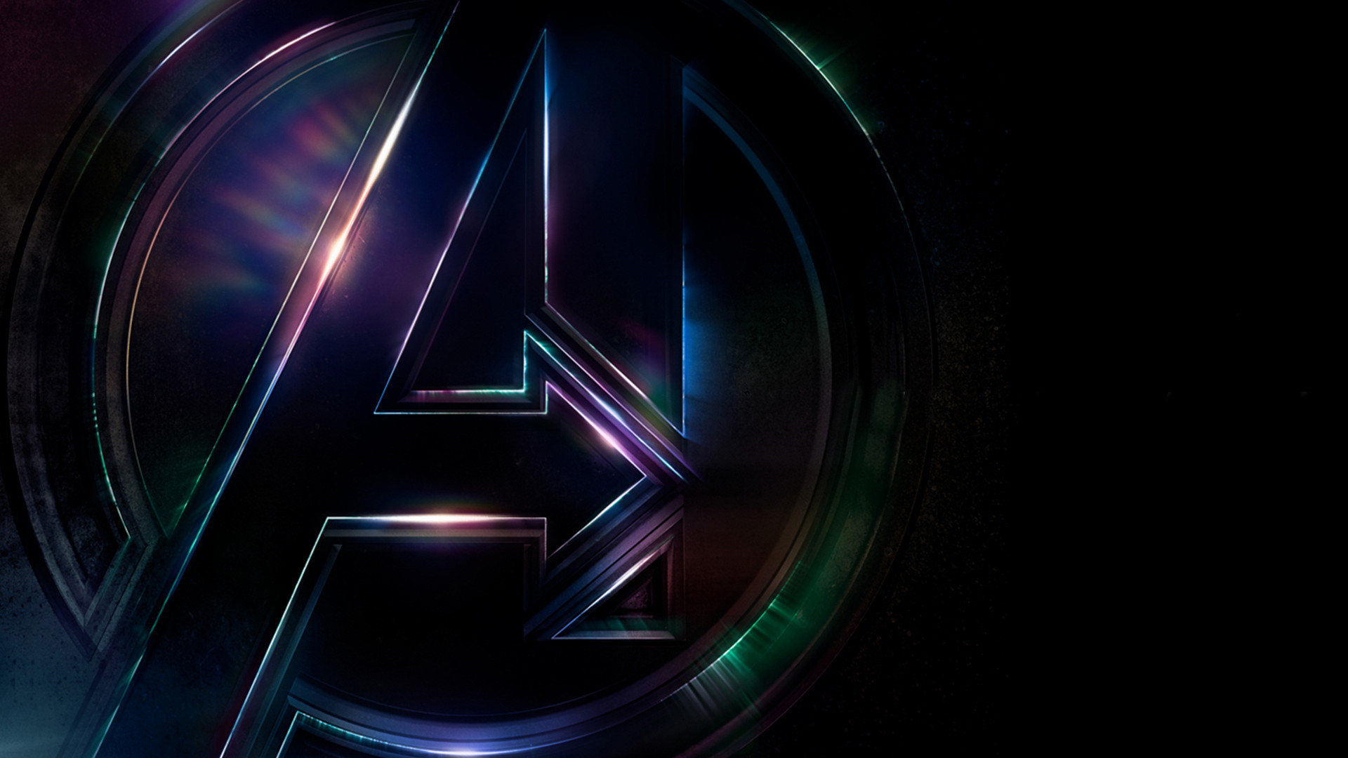 Logo of Avengers Infinity War wallpaper 1920x1080