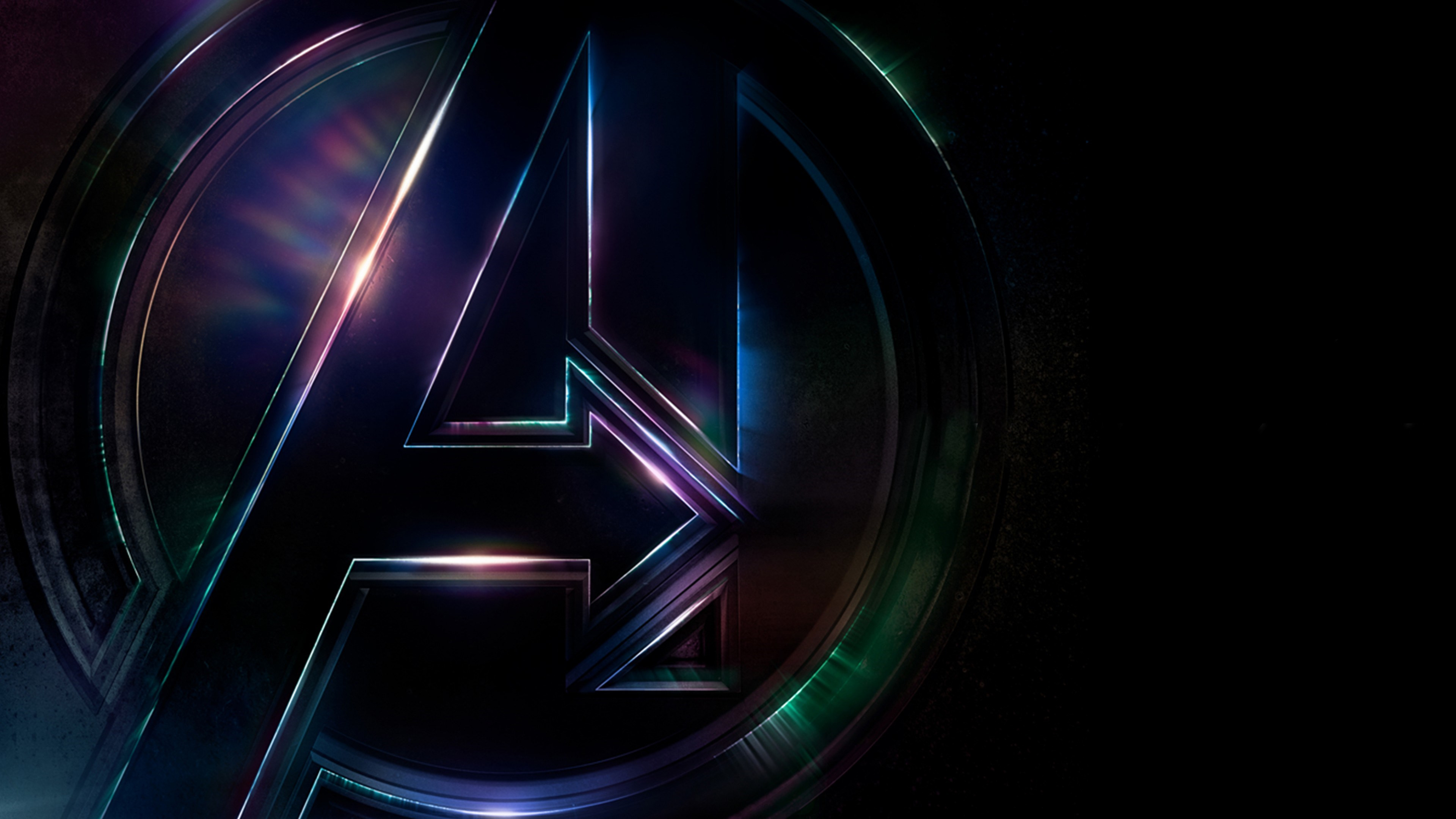 Logo of Avengers Infinity War wallpaper 3840x2160