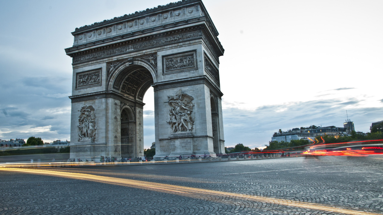 Arc de Triomphe from Paris wallpaper 1280x720