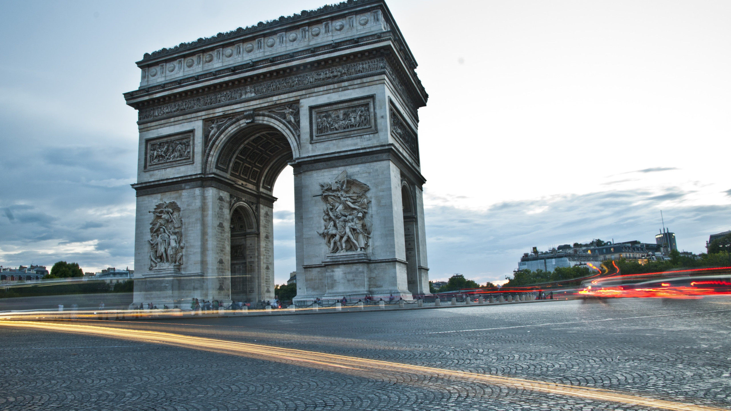 Arc de Triomphe from Paris wallpaper 2560x1440