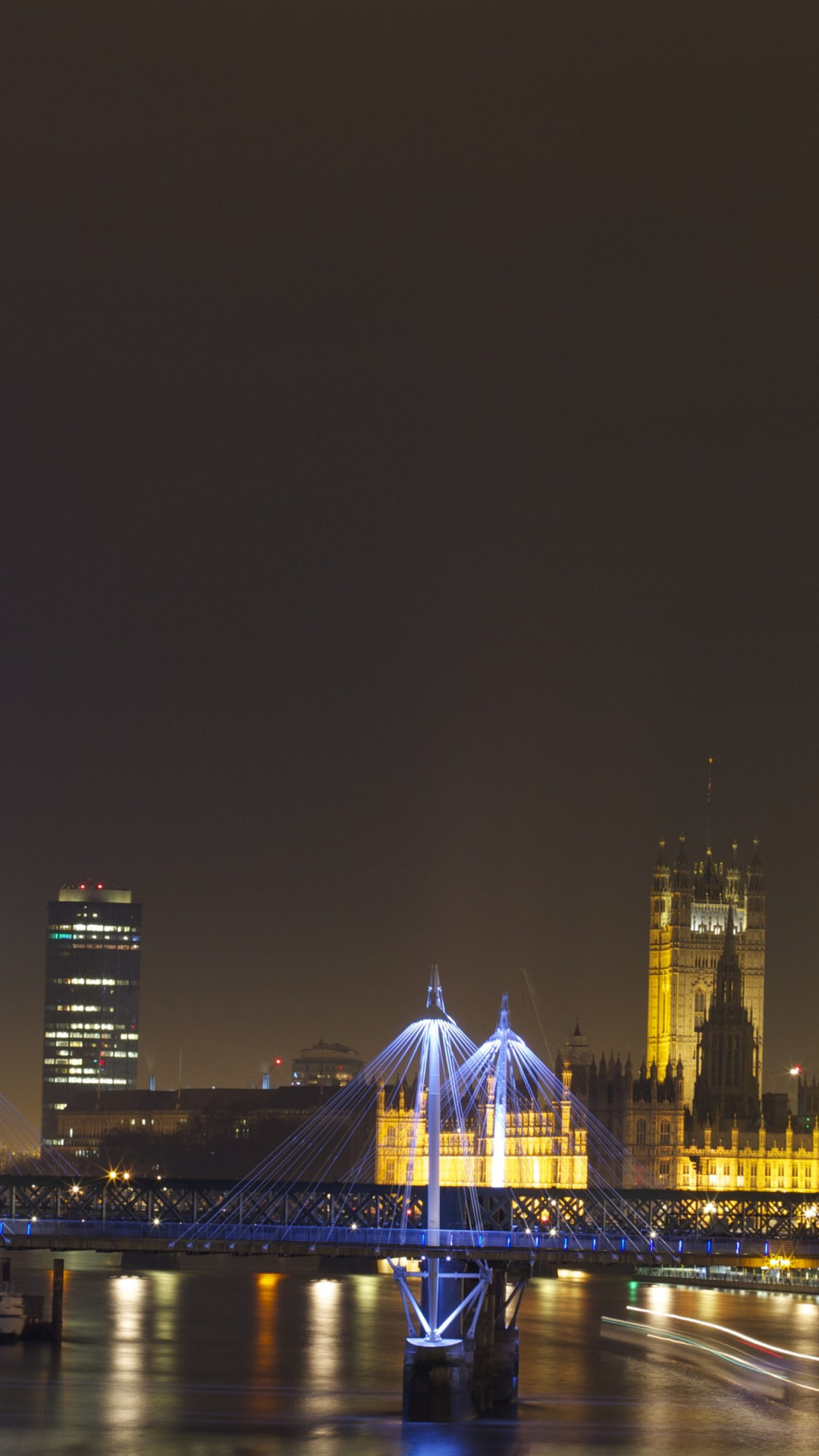 Big Ben and London Eye wallpaper 1080x1920